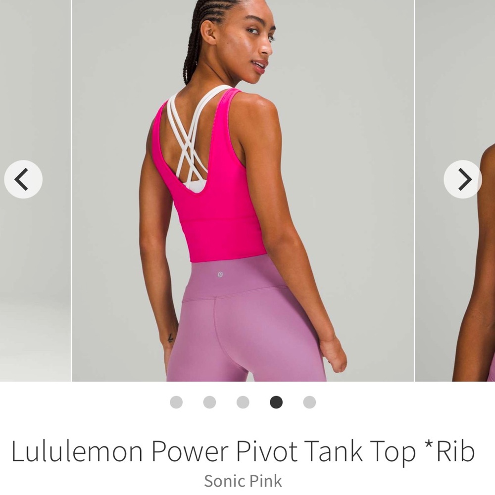 Lululemon Power Pivot Tank